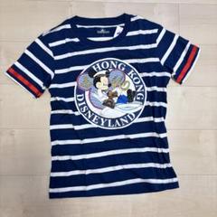 【香港ディズニー限定】香港風ミッキーロゴ半袖Tシャツ男女兼用 org.jpg