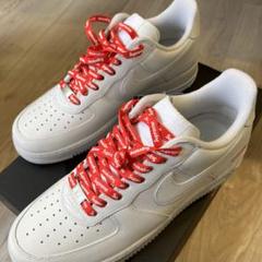 新品未使用27cm supreme フォース1 新品未使用 27 5cm US9 5 SUPREME NIKE AIR FORCE 1 LOW WHITE