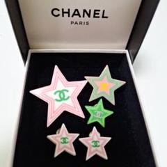 CHANEL　シャネル　ブローチ3点　イヤリング1点　セット　星　スター CHANEL シャネル ブローチ3点 イヤリング1点 セット 星 スター