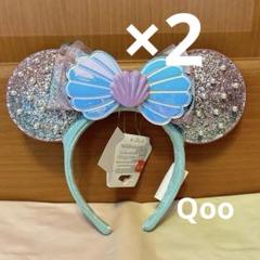 香港ディズニー アリエル カチューシャ リトルマーメイド 新品タグ付き　2個 香港ディズニー アリエル カチューシャ リトルマーメイド 新品