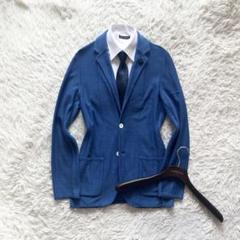 美品LARDINI ニットジャケット KN 1301 S ネイビー豊田貿易