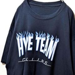 HYPE TEAM ロゴ Tシャツ ブラック 黒 古着