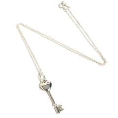 Tiffany ティファニー ハートキー 鍵 ネックレス ピンク