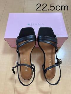 値下げ　Dianaダイアナ　ラベンダー　スエードサンダル22.5cm　新品未使用 DIANAダイアナフラットサンダル黒ブラック22.5cm - メルカリ