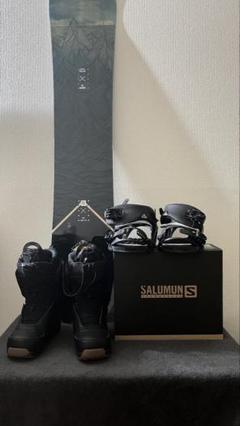 【Mitsuur】SALOMON SIGHTボード、ブーツセット Salomon DIALOGUE LACE SJ BOA 24-25 snowboard スノーボード