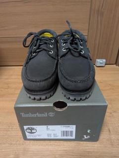 Timberland スリーアイ ブラック 廃盤カラー 【未使用・訳アリ】 Timberland 25SS AUTHENTIC 3-EYE BOAT SHOE A6DXW-EL2 BLACKOUT