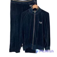 EVERLAST エバーラスト　men's メンズ　ベロア　ジャージ　上下セット EVERLAST(エバーラスト) ベロア ジャージセットアップ メンズ M