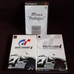 【送料込】PS2攻略本「グランツーリスモ4公式ガイドブック」とソフト２作