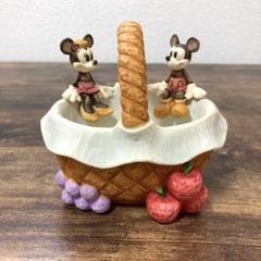 希少 ディズニー ミッキー ミニーズガーデン 置物　当時物　ビンテージ 陶器 ディズニー ミッキー ミニーズガーデン 置物 当時物 ビンテージ