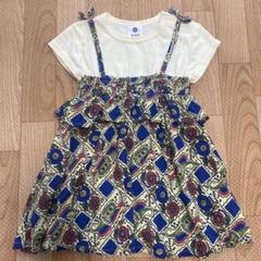 SKAPE 重ね着風ペイズリー柄ワンピース