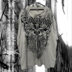 ✧̣̥̇‧Y2K グランジ 十字架 Tシャツ 退廃的 ‧✧ - メルカリ