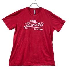 ベラキャンバス　メンズTシャツ　赤　L　ストリートファッション【3591】