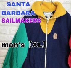 B403【SANTA BARBARA】ジャケット 袖ナイロン【メンズXL】