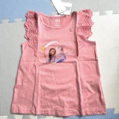 UT Disney フリル袖 タンクトップ 120 ピンク