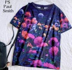 【ポールスミス】美品✨フラワープリントTシャツ グラフィック 花 トップス