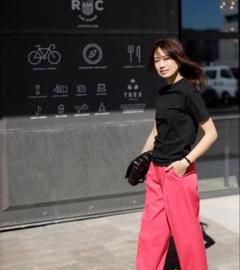 東原亜希 FORME 2025 SPRING HENRY NECK RIB CUT AND SAW