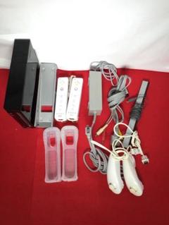 Wii 本体黒 リモコン コード一式セット 液晶無し