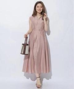 １着でも送料無料 洗えるパール釦シアーシャツワンピース 23ss 美品 ピンク メルカリ - ワンピース