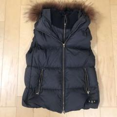 美品 タトラス オルシエラ 軽量ダウンベスト 紺　1 ラクーンファー　3way 2025年最新】tatras ベスト レディースの人気アイテム - メルカリ