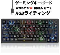 ゲーミングキーボード❤️KB820 メカニカルキーボード　日本語配列75%