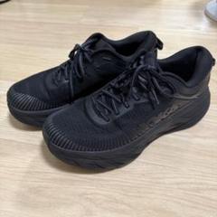 HOKA BONDI7 22.0㎝ 定価23.100円 HOKA ONEONE BONDI 7 WIDE Black/Black 22SS-I（ホカオネオネ