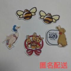 ダイソー DAISO ピーターラビット ワッペン 5枚