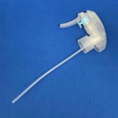 【複数購入可】ロックキャッチ付き 透明 トリガー式 スプレーヘッド　1個のサムネイル