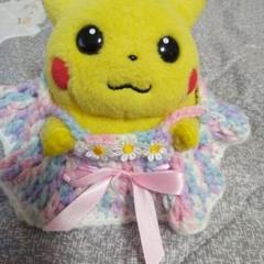 初期ピカチュウ　ハンドメイド（ピンクカラー） 2025年最新】初期ピカ 着せ替えの人気アイテム - メルカリ