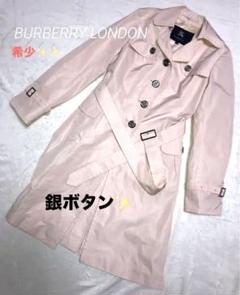希少✨バーバリーロンドン トレンチコート Mサイズ 銀ボタン 薄