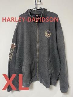 Harley-Davidson フルジップスウェット ダークグレー