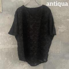 antiqua/アンティカ patterntorso シャギー トップス 【F】