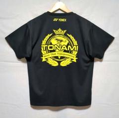 TONAMI tシャツ黄色　ロンt黒　セット　バドミントン　トナミ運輸 バドミントン トナミ運輸 TONAMI ユニフォーム
