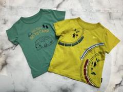 千趣会　キャンプと列車のTシャツセット 100cm