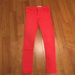 Zara Girls スキニーパンツ オレンジ 150cm
