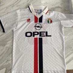 ACミラン Lotto シャツ ホワイト AC Milan Lotto Longsleeve Football Shirt Away 1995/1996/1997