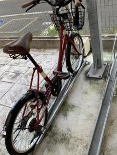本格派ま！ ルノー赤⭐︎折りたたみ自転車used 変速可能 自転車本体