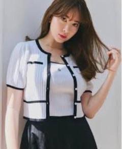 トップス herlipto Trois Logo Bicolor Rib Knit Set 2025年最新】TROIS logo bicolor rib knit setの人気アイテム