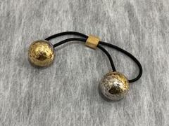 ルイ・ヴィトンシュシュ.ナノグラム  プラネットLV ルイヴィトン ☆ シュシュ ナノグラム プラネット LV ヘアゴム