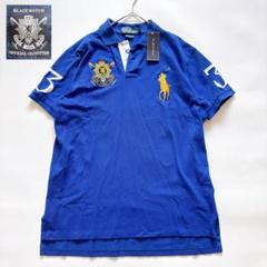 新品✨️ラルフローレン　ブラックウォッチ　ビッグポニー　エンブレムワッペン　L 新品✨️ラルフローレン ブラックウォッチ ビッグポニー