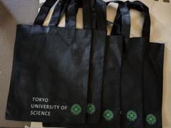 5個セット　東京理科大学 トートバッグ 黒