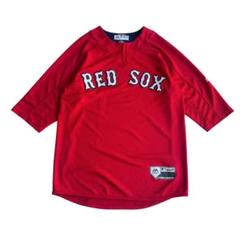 ボストンレッドソックス ベースボールシャツ ユニフォーム ゲームシャツ MLB