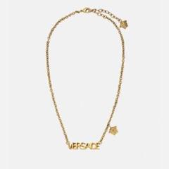 ●versace ゴールド ロゴネックレス　メデューサ