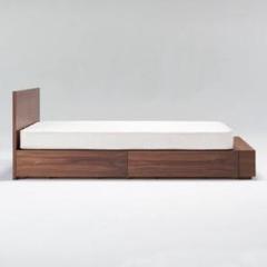 hihats23専用／無印良品　シングル　ベッド　収納付き 収納ベッド・シングル・オーク材 | 無印良品