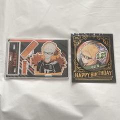 【即日発送可】ハイキュー‼︎ 月島 バースデー 缶バッジ&アクリルスタンド セット 即日発送可】ハイキュー‼︎ 月島 バースデー 缶バッジ&アクリル