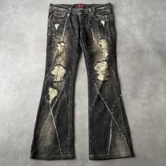 パンツ Japaneselabel 00s archive MARAXIA JeansA Yahoo!オークション - 00s archive japanese label flare denim