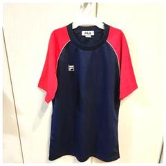 【良品】FILA ネイビー/レッド Tシャツ　スポーツ