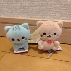 リラックマ ねこねこの湯 みずにゃ おゆにゃ てのりぬいぐるみ