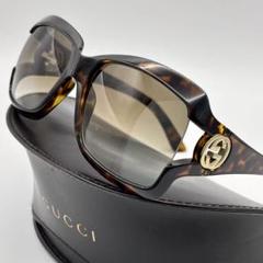 極美品✨GUCCI グッチ　サングラス　インターロッキング　ハート　ベッコウ グッチインターロッキングハート 茶 ユニセックス サングラス