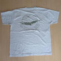 90s usa製 シングルステッチ アニマル 動物 鳥 バックプリント Tシャツ