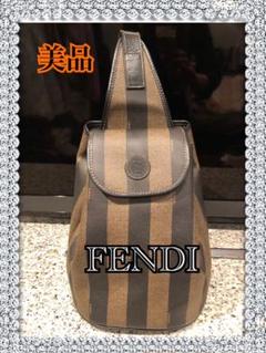 【新作入荷!!】 ペカン フェンディ 保存袋付き 美品 極上 柄 ショルダーバッグ ミニ レザー - ショルダーバッグ